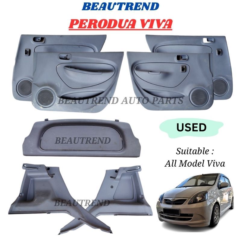 Viva Door Trim Panel Speaker Board Boot Side Trim Kereta Kulit Pintu ...