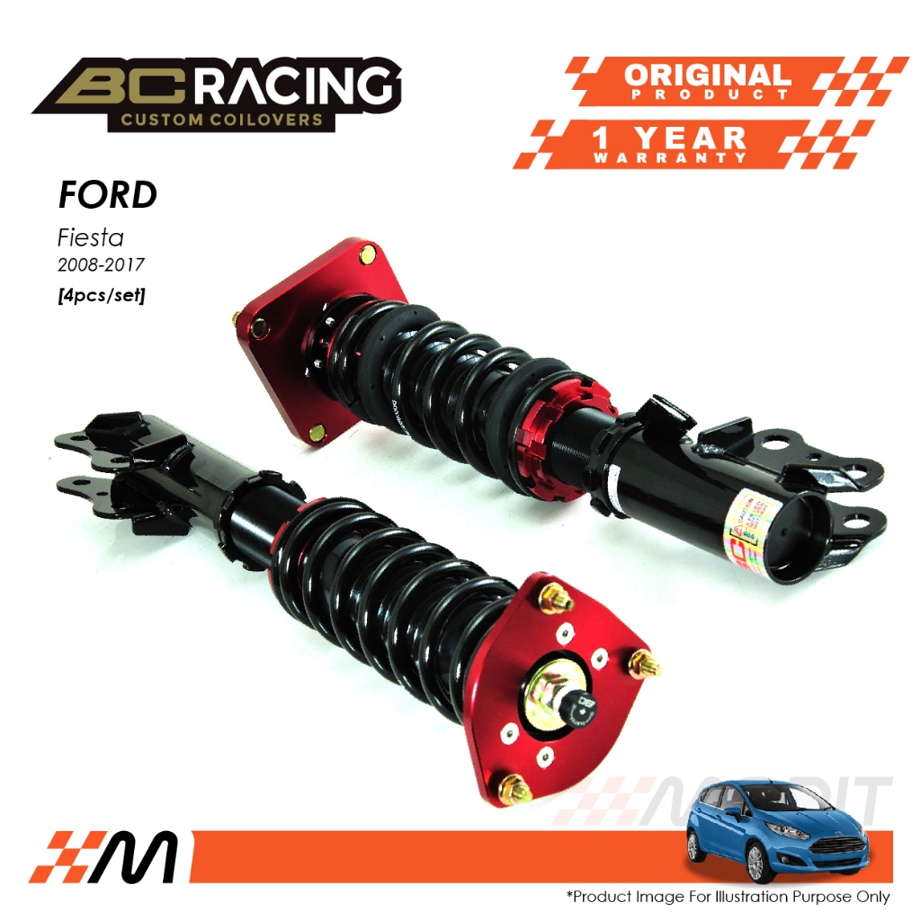 Ford Fiesta 2008-2017 - BC Racing V1 Fully Adjustable Suspension ...