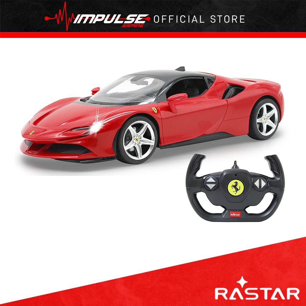 Rastar Diecast 1:24 Ferrari SF90 Stradale with Remote - Red (97600 ...