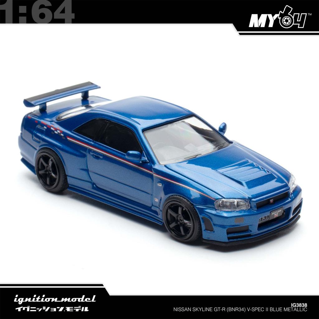 IGNITION MODEL] IG3838 : 1:64 Nissan Skyline GT-R (BNR34) V-Spec