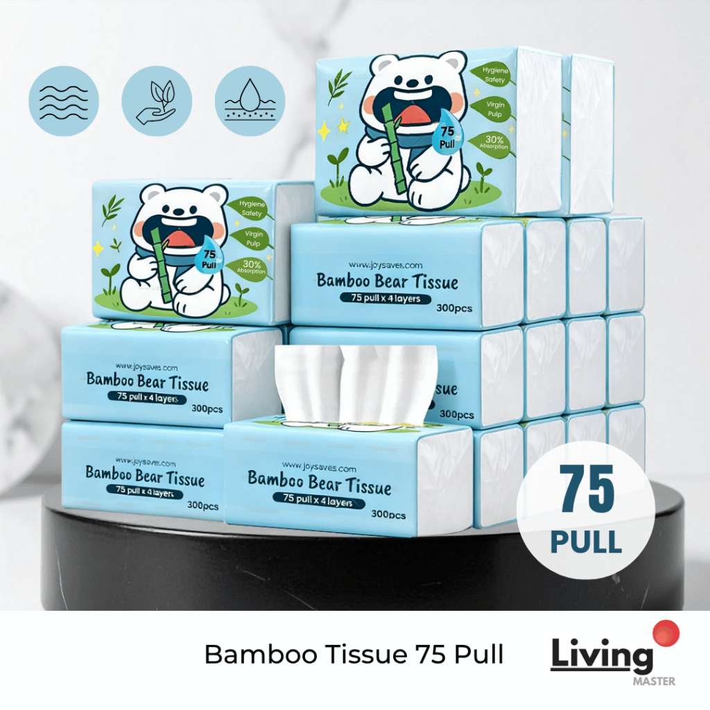 [6 / 36 PCS] Bamboo Tissue 4ply Soft Facial Tissue Paper Non ...