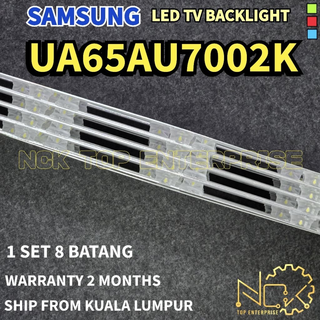 SAMSUNG UA65AU7002K TV LED BACKLIGHT BARU READY STOCK UA65AU7002 ...