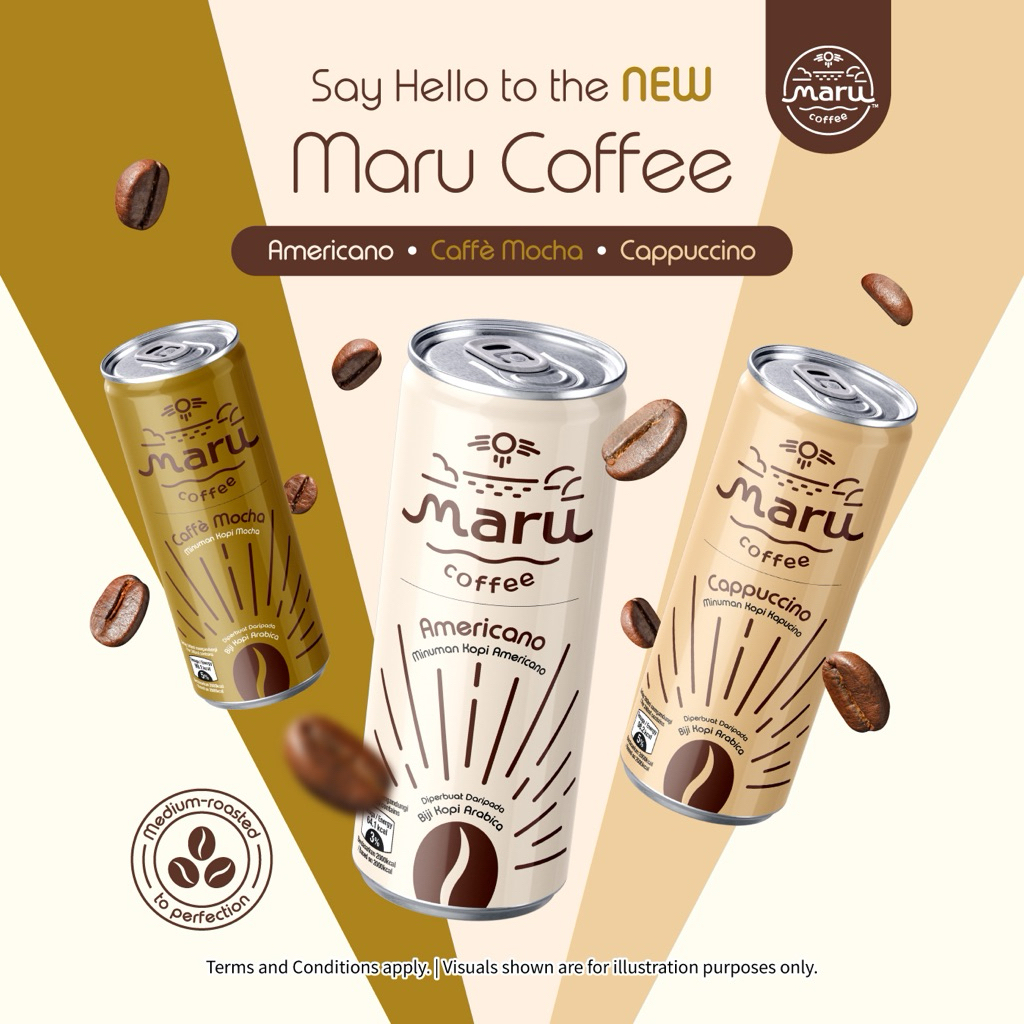 Maru Coffee Can Caffe Mocha/Americano/Cappucino(240ml) | Shopee Malaysia