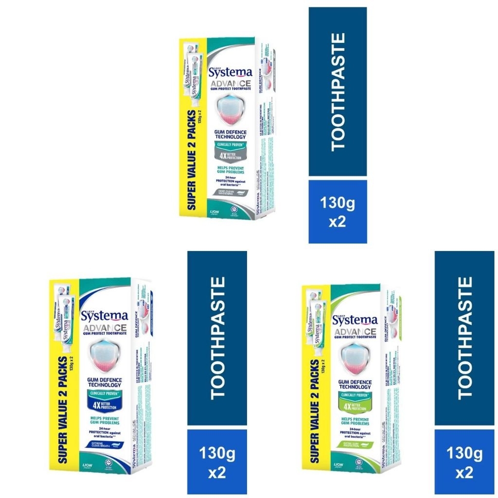 SYSTEMA Advance Toothpaste Super Value 2x130g | Shopee Malaysia