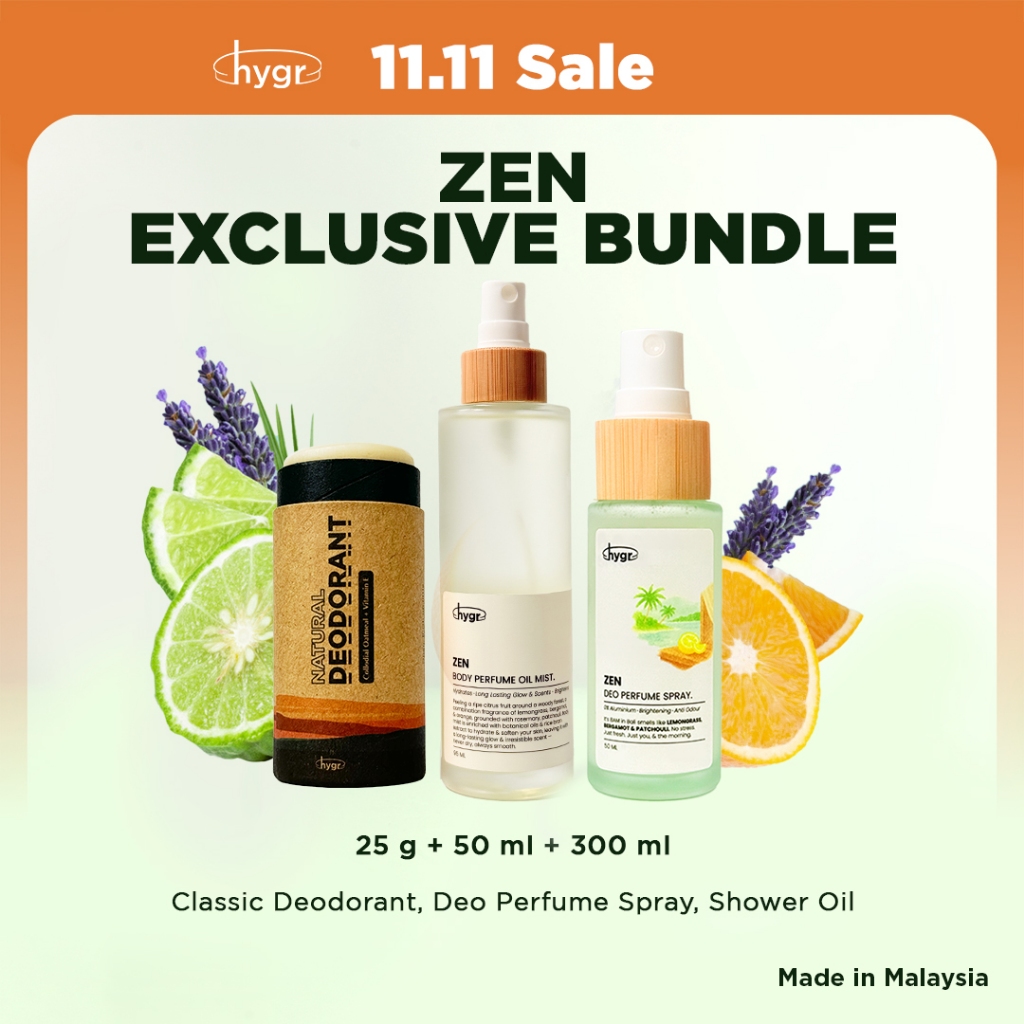 [11.11 Exclusive] Best Seller Zen Bundle | Natural Deodorant 25g ...