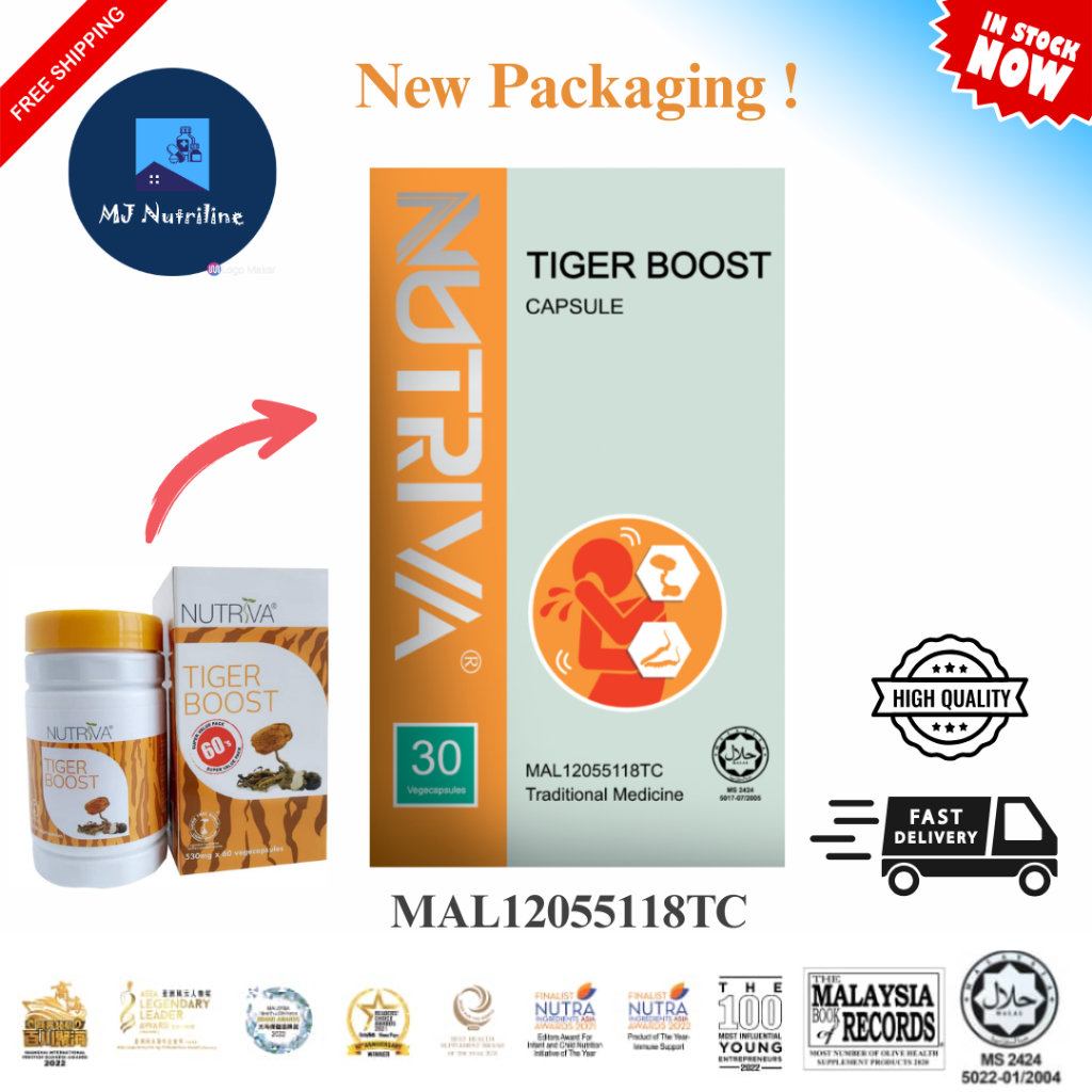 Nutriva Tiger Boost -Clean and Rejuvenate your Lungs with TMM+Cordyceps ...