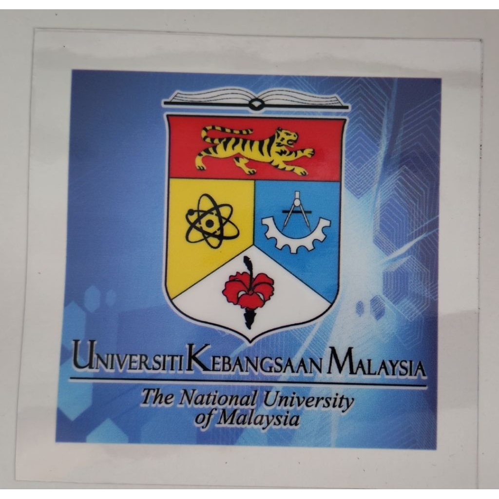 Sticker Kereta UKM tampal dari dalam | Shopee Malaysia