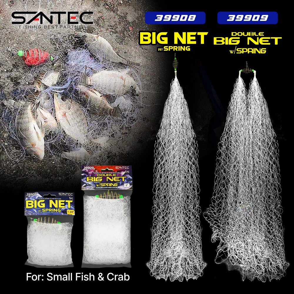 SANTEC - BIG NET WITH SPRING / DOUBLE BIG NET WITH SPRING MATABOM ...