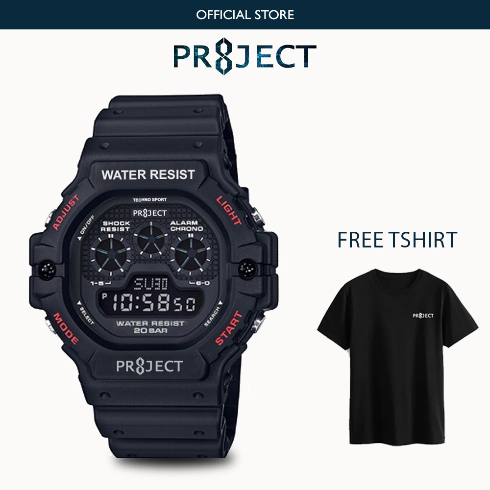 [PROJECT 8 OFFICIAL] PROJECT 8 P809 40MM CORE Digital Sport Digital Men ...