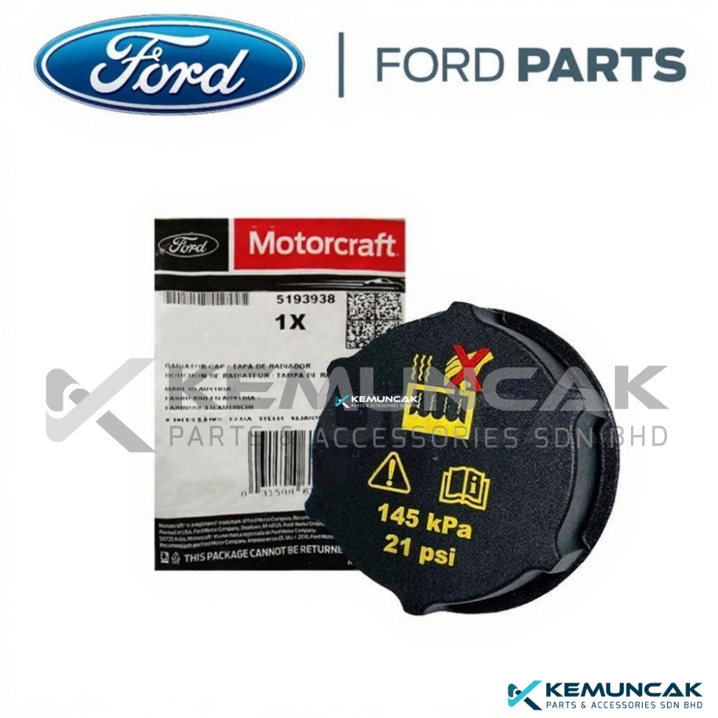 (100% Original) FORD Radiator Reservoir Spare Tank Cap - Ford FIESTA ...