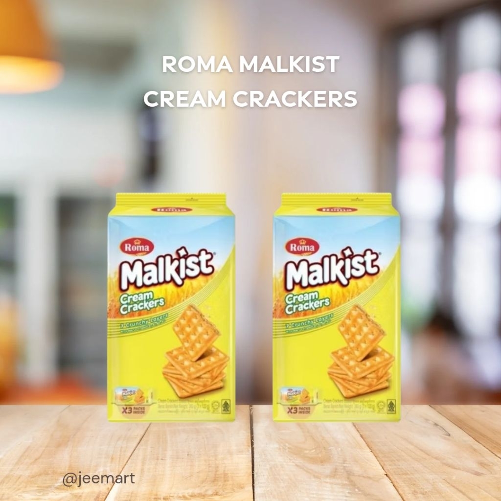 ROMA MALKIST CREAM CRACKERS (3 x 120GM) | Shopee Malaysia