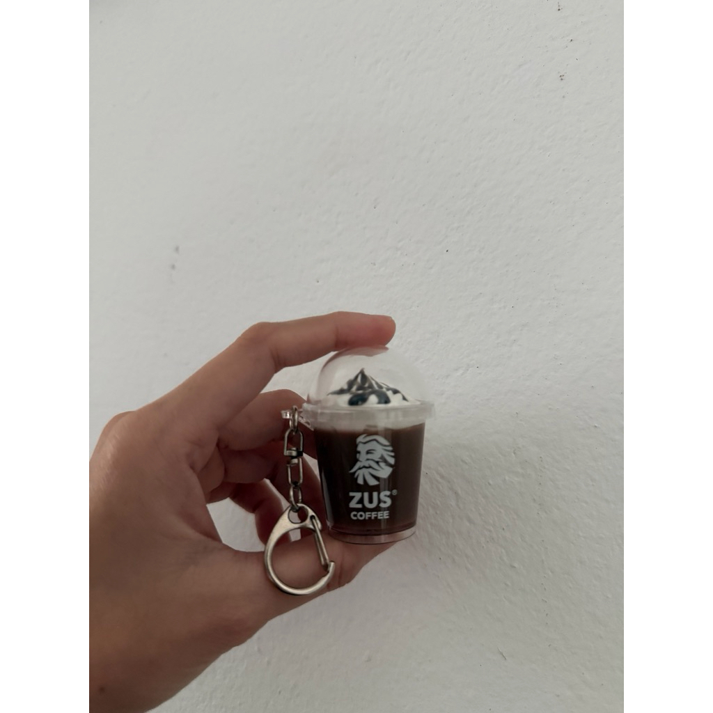 Zus Coffee Miniature Keychain Double Chocolate Chip Frappe | Shopee ...