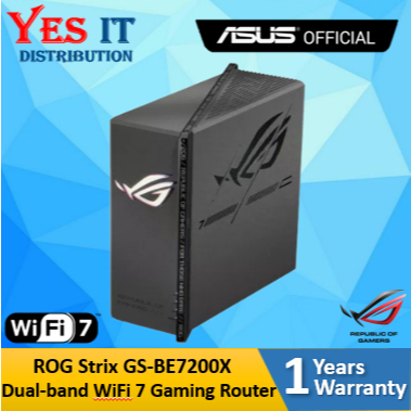 ASUS ROG Strix GS-BE7200X Dual-band WiFi 7 Gaming Router | Shopee Malaysia