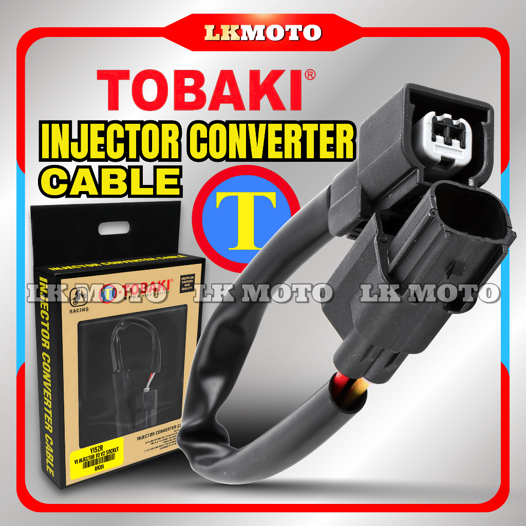 TOBAKI RACING INJECTOR CONVERTER CABLE Y15ZR V2 INJECTOR CONVERT TO V1 ...