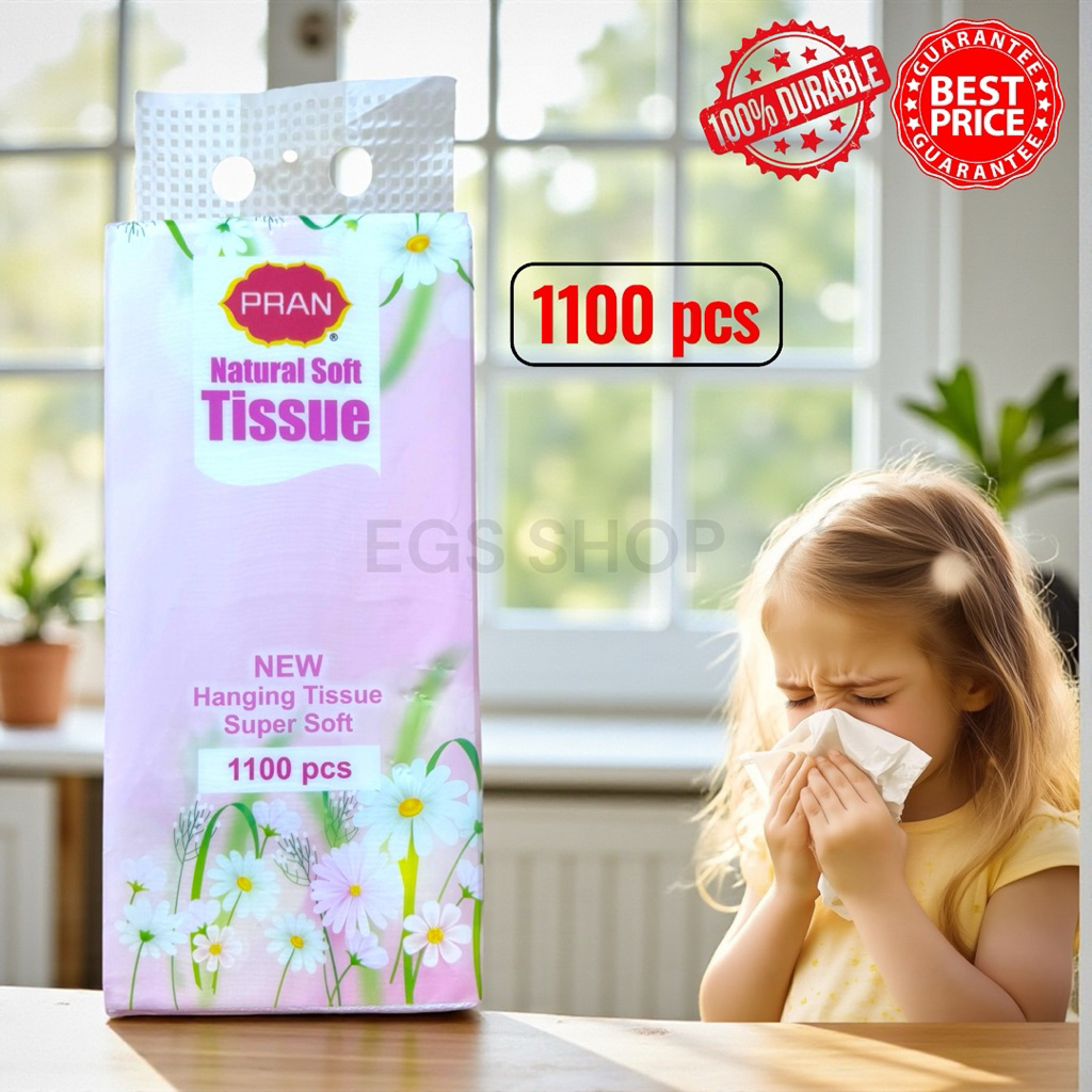 Pran Pull Tissue 1100 pcs - Tisu Gantung Portabel | Tisu Plastik ...