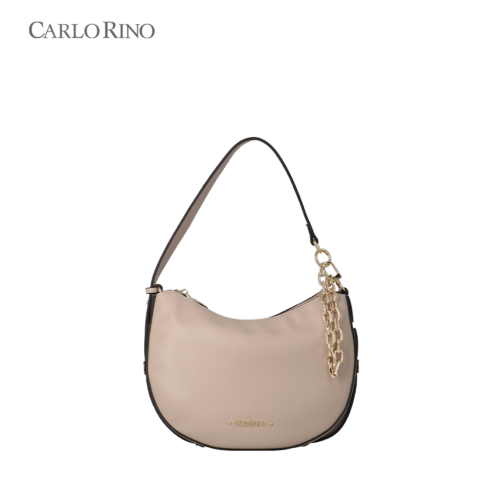 Carlo Rino The Mellow 2-Way Shoulder Bag - Nude | Shopee Malaysia