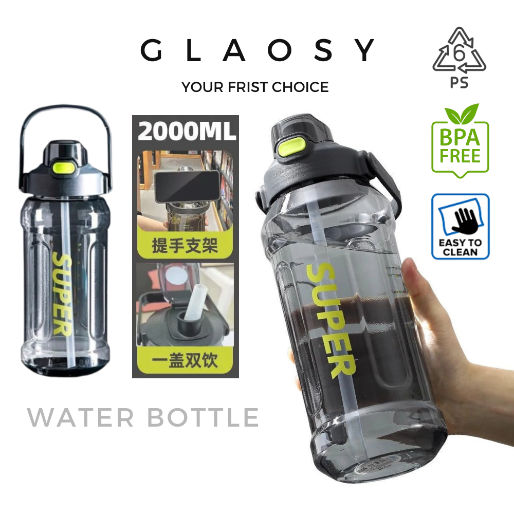 SUPER 2L 3L BIG Water Bottle Drinking Botol Air Besar Bekas Air Botol ...