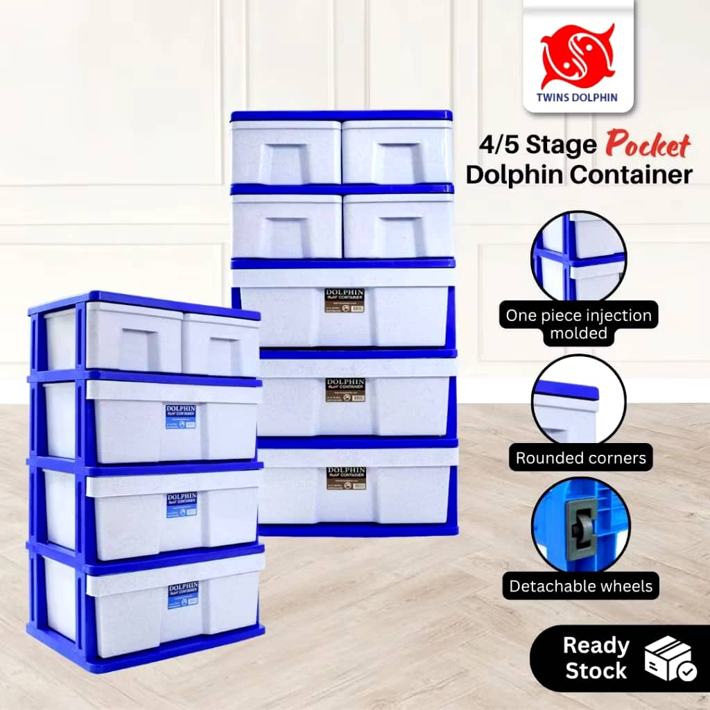 NEW 4/5 Stage Pocket/Chest Container/NEW Dolphin Drawer/Plastic Drawer ...