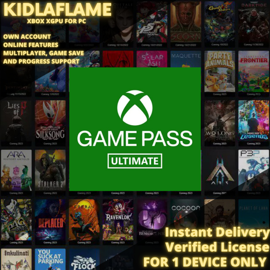 XBOX GAME PASS ULTIMATE XGPU 1 YEAR PC ONLY | Shopee Malaysia