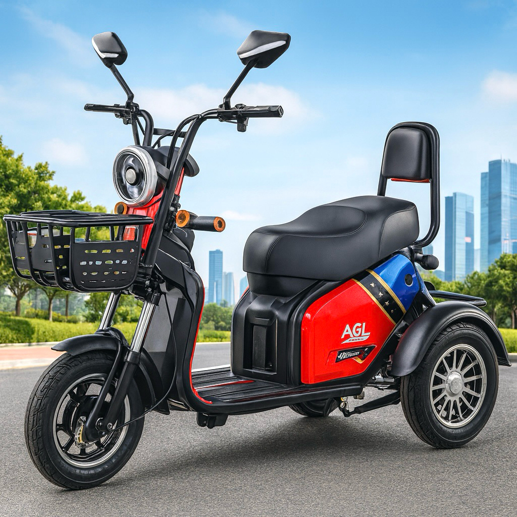 New Mini Electric bicycle 3 seater e bike elektrik basikal Three wheels ...