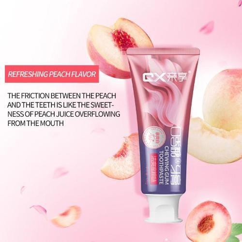 Enjoy fresh-smelling fruit-flavored toothpaste that protects gums ...