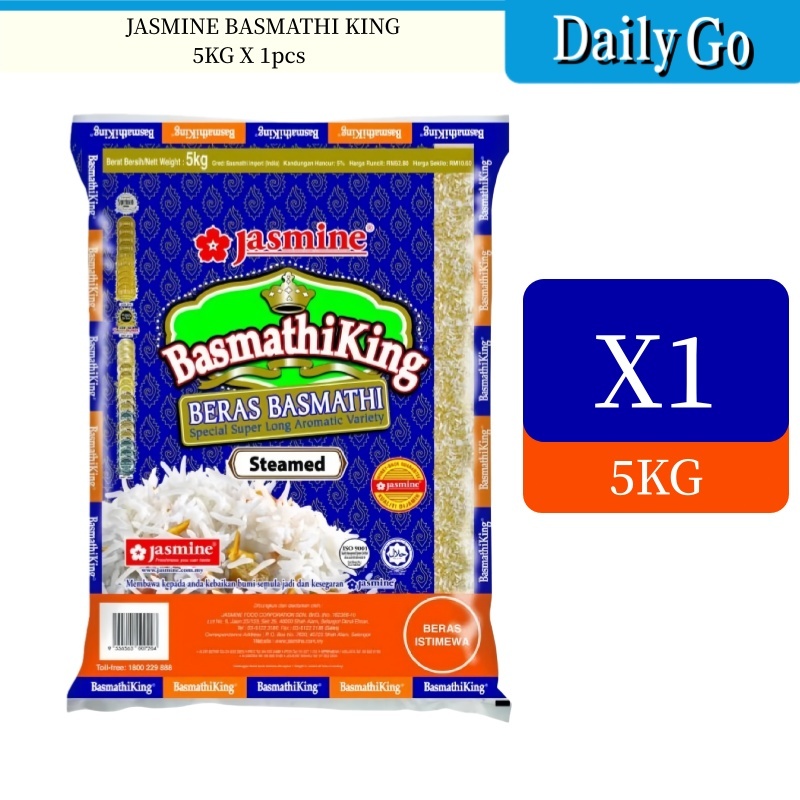 Premium Jasmine Basmati Rice -Aromatic Long Grain5kg | Shopee Malaysia