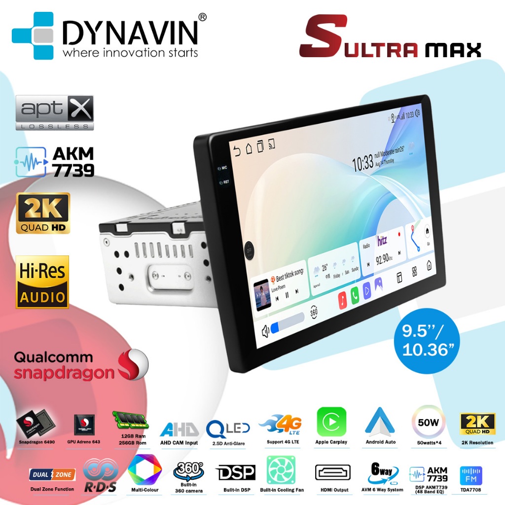 Dynavin S ULTRA MAX Series Universal Size Android Player | Shopee Malaysia