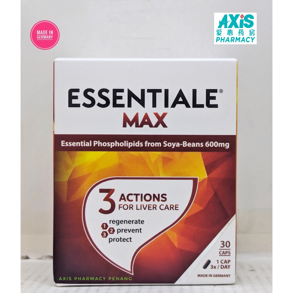 ESSENTIALE MAX FROM SOY-BEANS 600MG 30's Capsule (Exp 08/2027) | Shopee ...