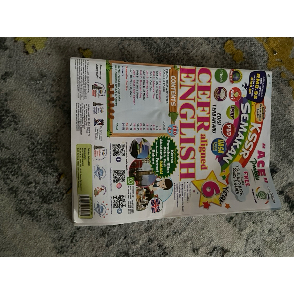 buku latihan bahasa Inggeris darjah 6/ kssr bahasa Inggeris darjah 6 ...