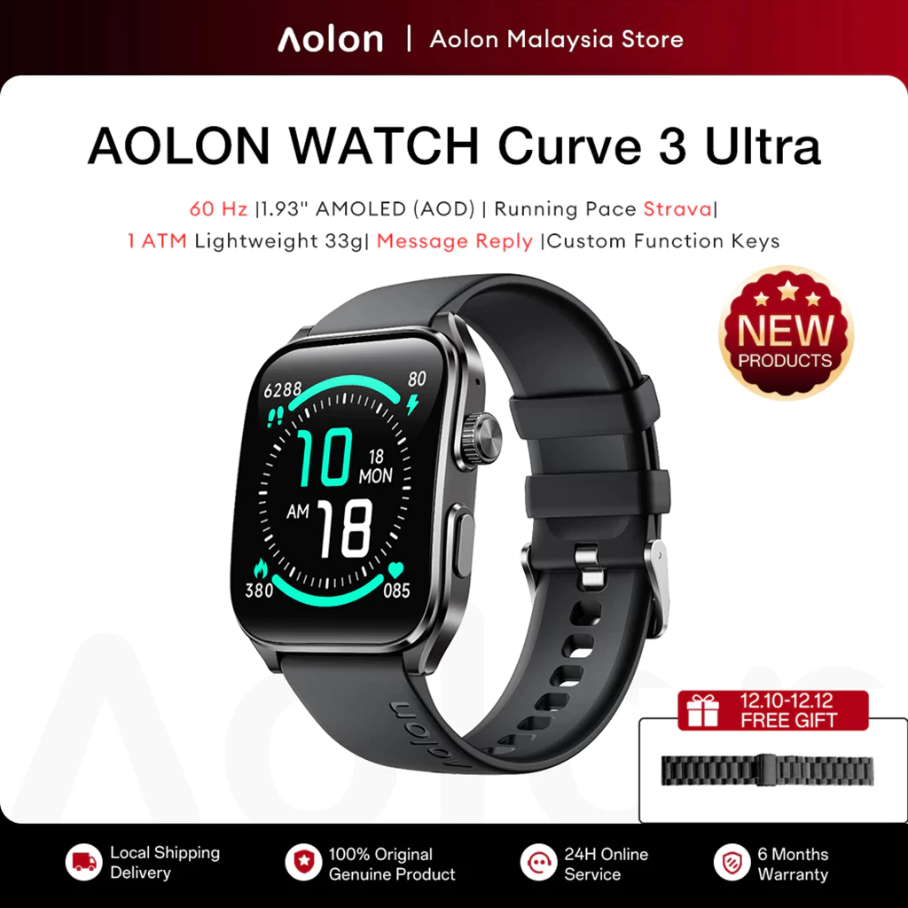 Harga Aolon Curve 3 Ultra Smart Watch