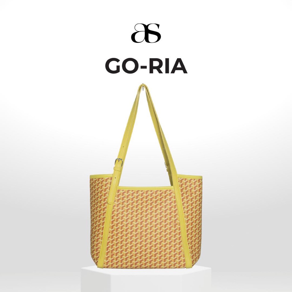 GO-RIA AS BAG CANVAS MIX VEGAN LEATHER | Shopee Malaysia