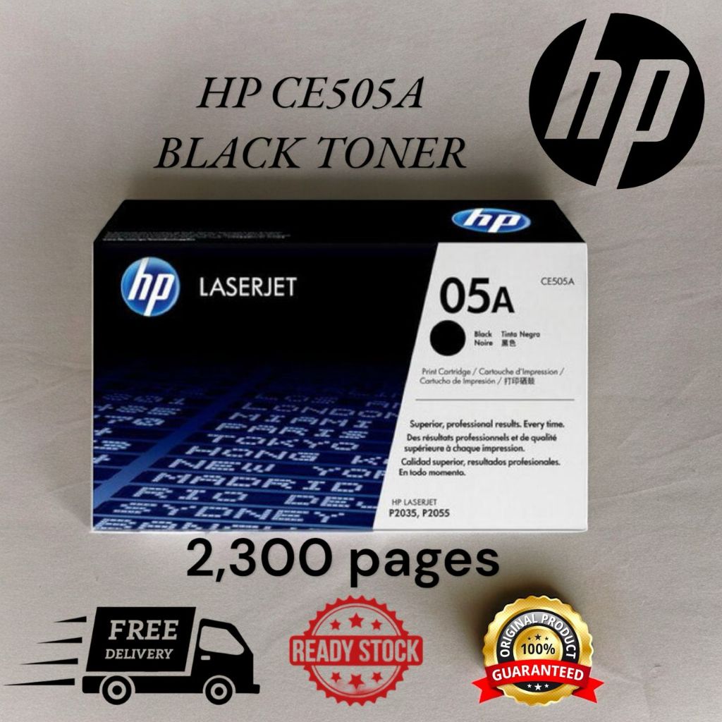 HP CE505A 505A 05A Original Laserjet Toner Cartridge | Shopee Malaysia
