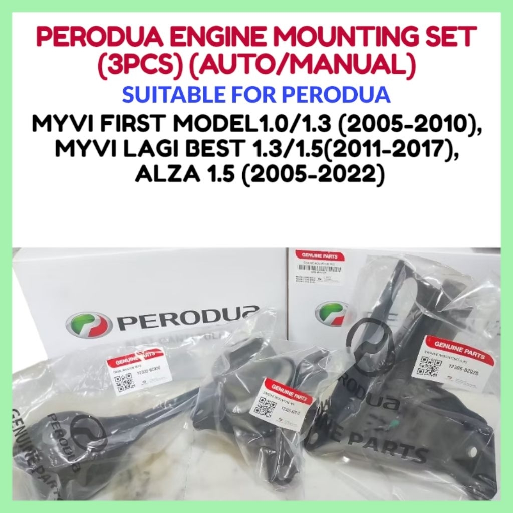 3 in 1 ( Auto & Manual ) Perodua Engine Mounting Myvi 1.0 1.3 / Myvi ...