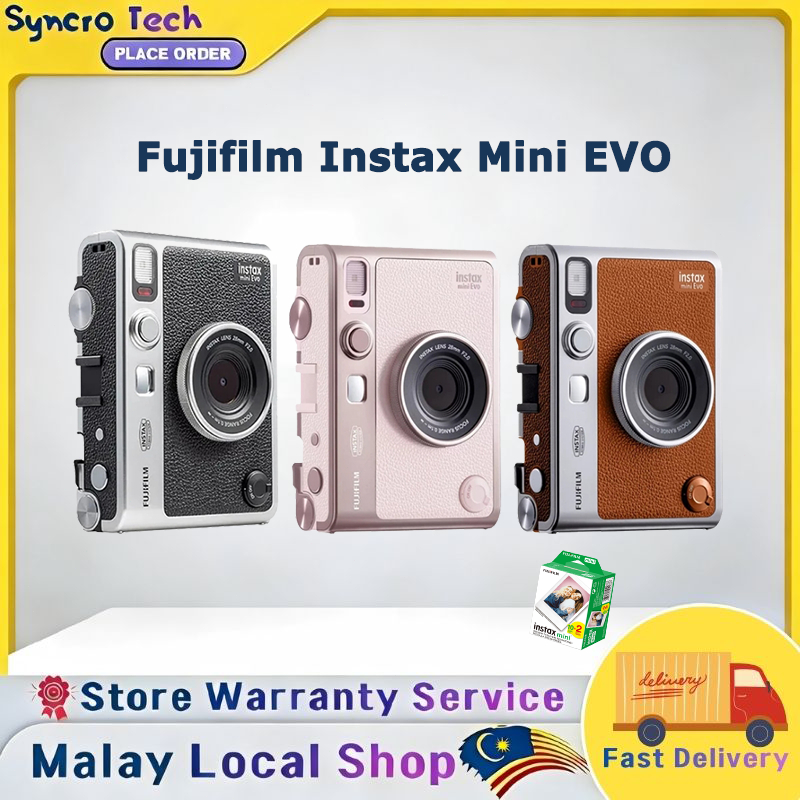 【First-Time User Discount】Fujifilm Instax Mini EVO Instant Film Camera ...