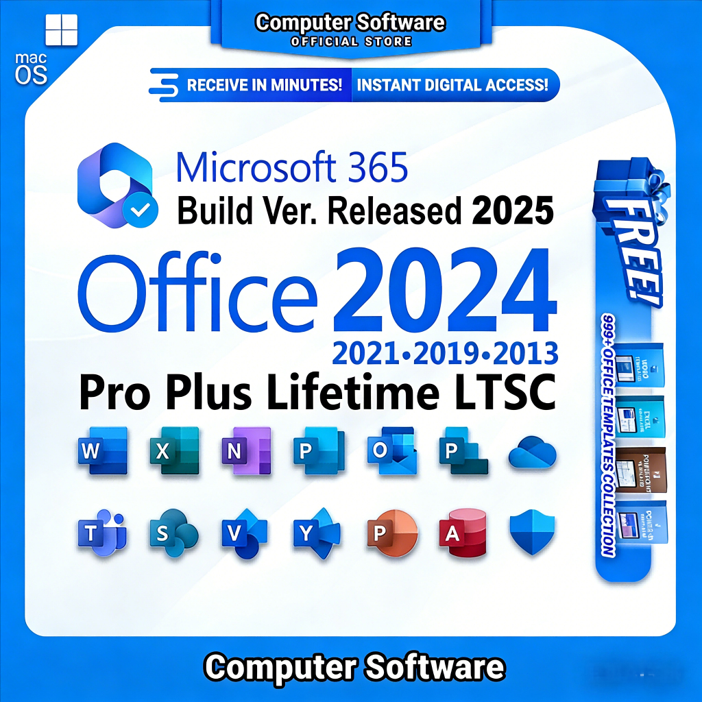 [Lifetime] Microsoft 365 Office Pro Plus 2024 LTSC Latest for Windows ...