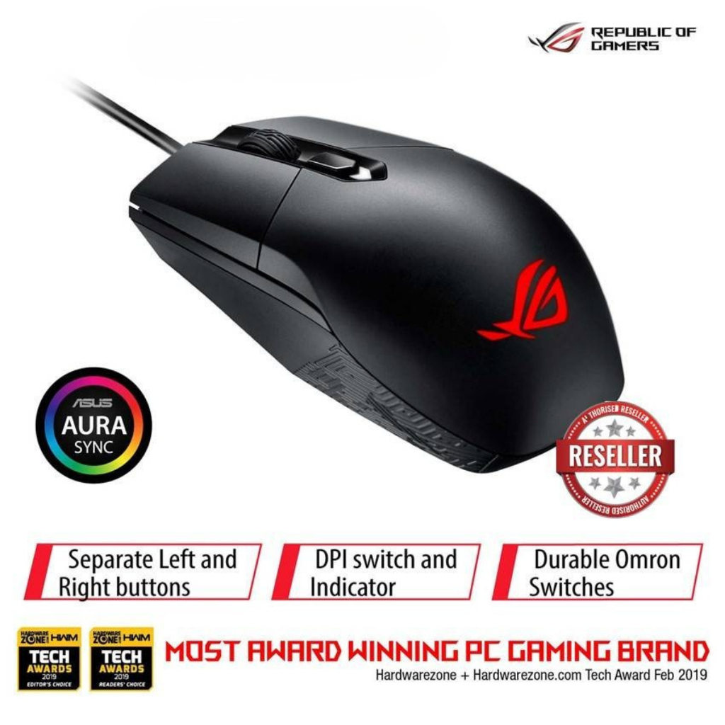 Asus ROG Strix Impact P303 Gaming Mouse | Shopee Malaysia