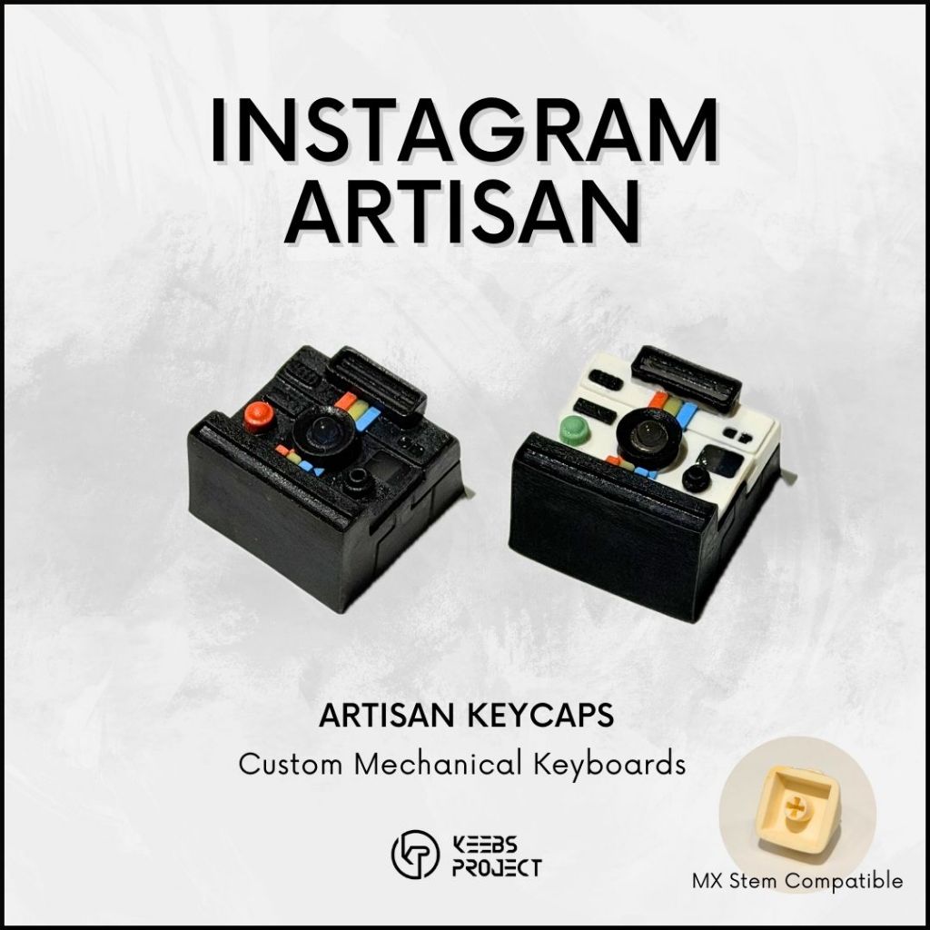 [READY STOCK] Instagram Polaroid Camera Artisan Keycaps for Mechanical ...