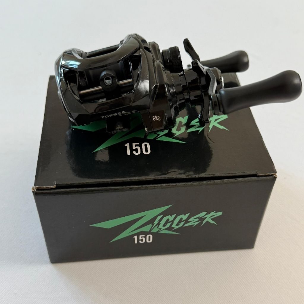 TOPSEA ZIGGER BC REEL # BUNYI ZING # LEFT HANDLE KAYUH KIRI # REEL ...