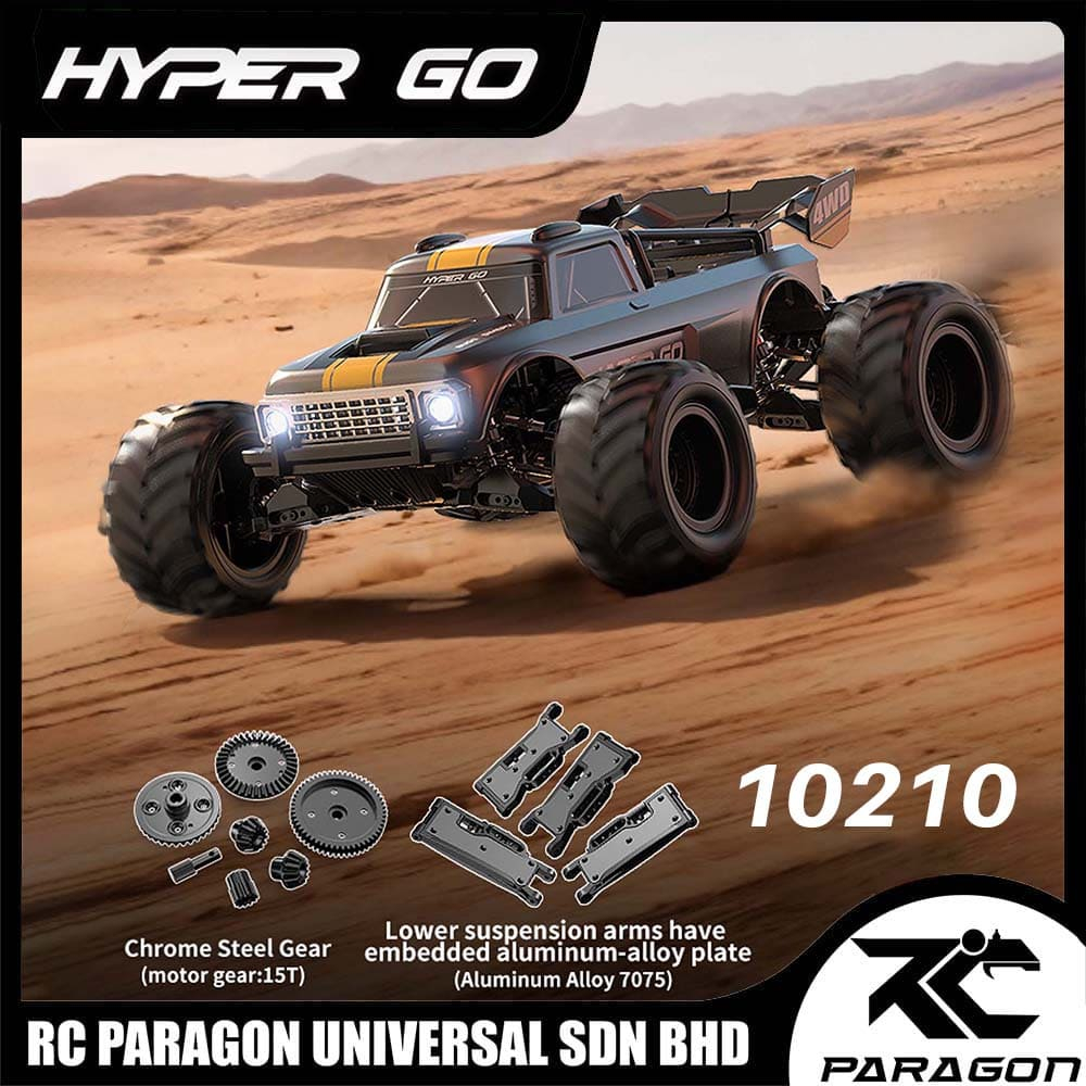 MJX 1/10 10210 Brushless RC Truck RTR 66kmh 3S 4WD Metal Drivetrain ...