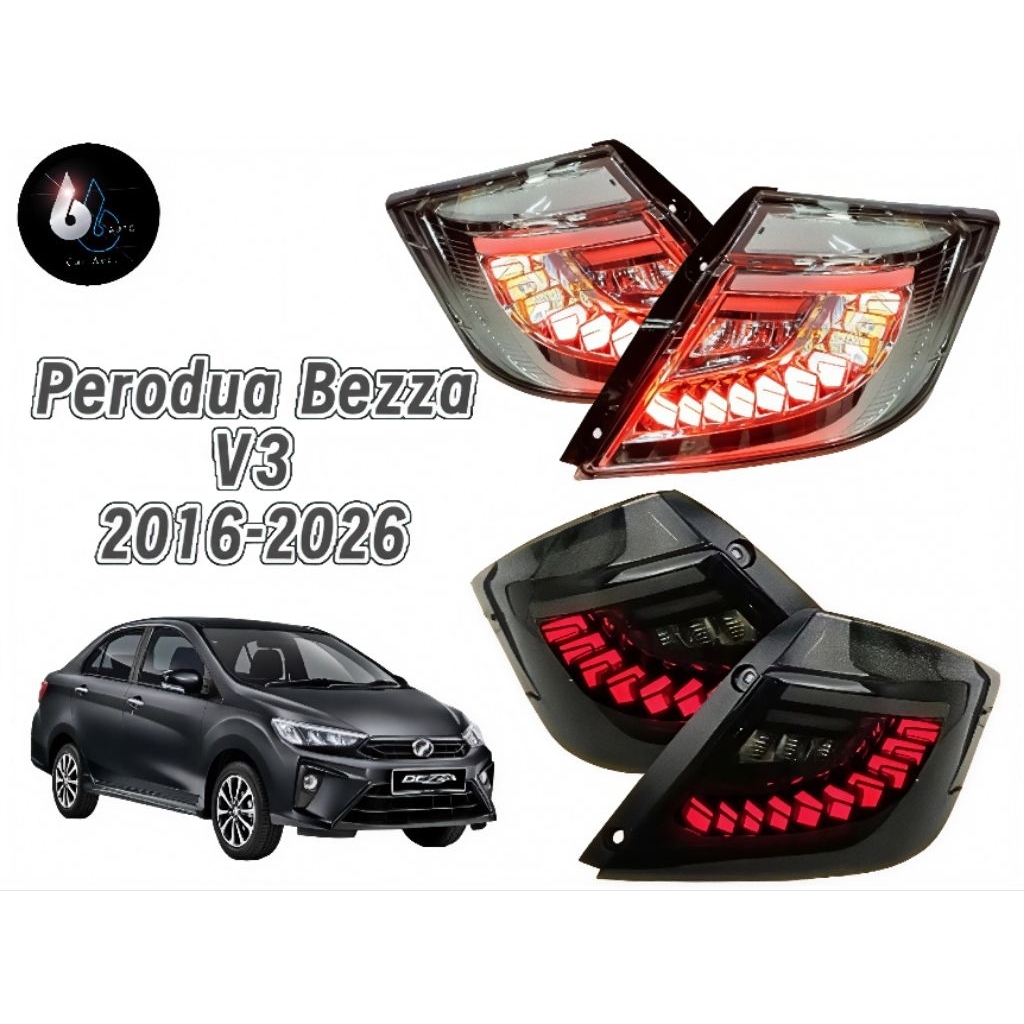 Perodua Bezza V3 Dragon Scale Led Tail Lamp | Shopee Malaysia