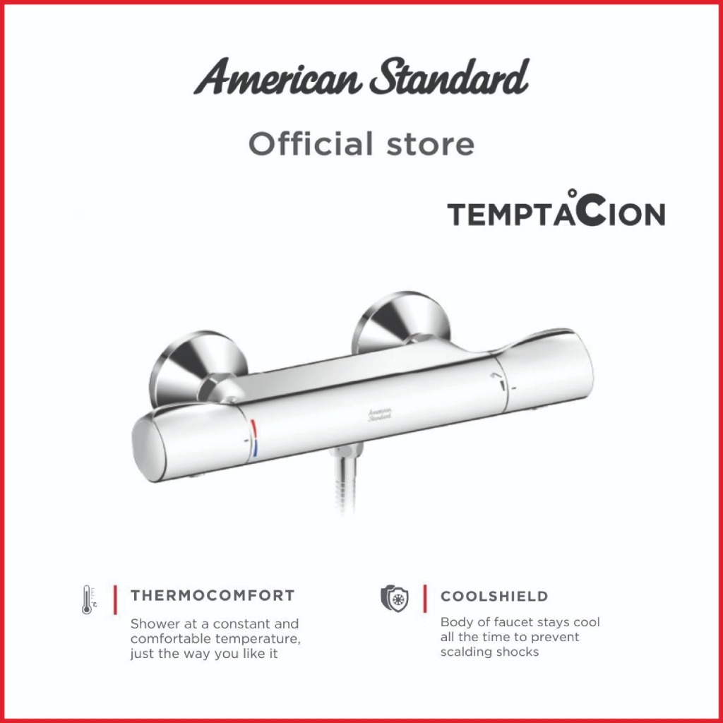 American Standard Temptacion Exposed Auto Temperature Shower Mixer ...