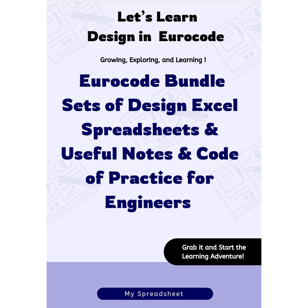 Let’s Learn Design in Eurocode Bundle Sets of Design Excel Spreadsheets ...