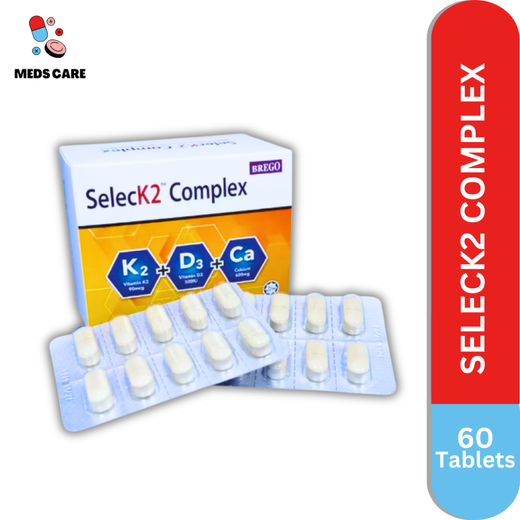 SELECT K2 COMPLEX 60 TABLETS (Exp: 19/08/ 2027) | Shopee Malaysia