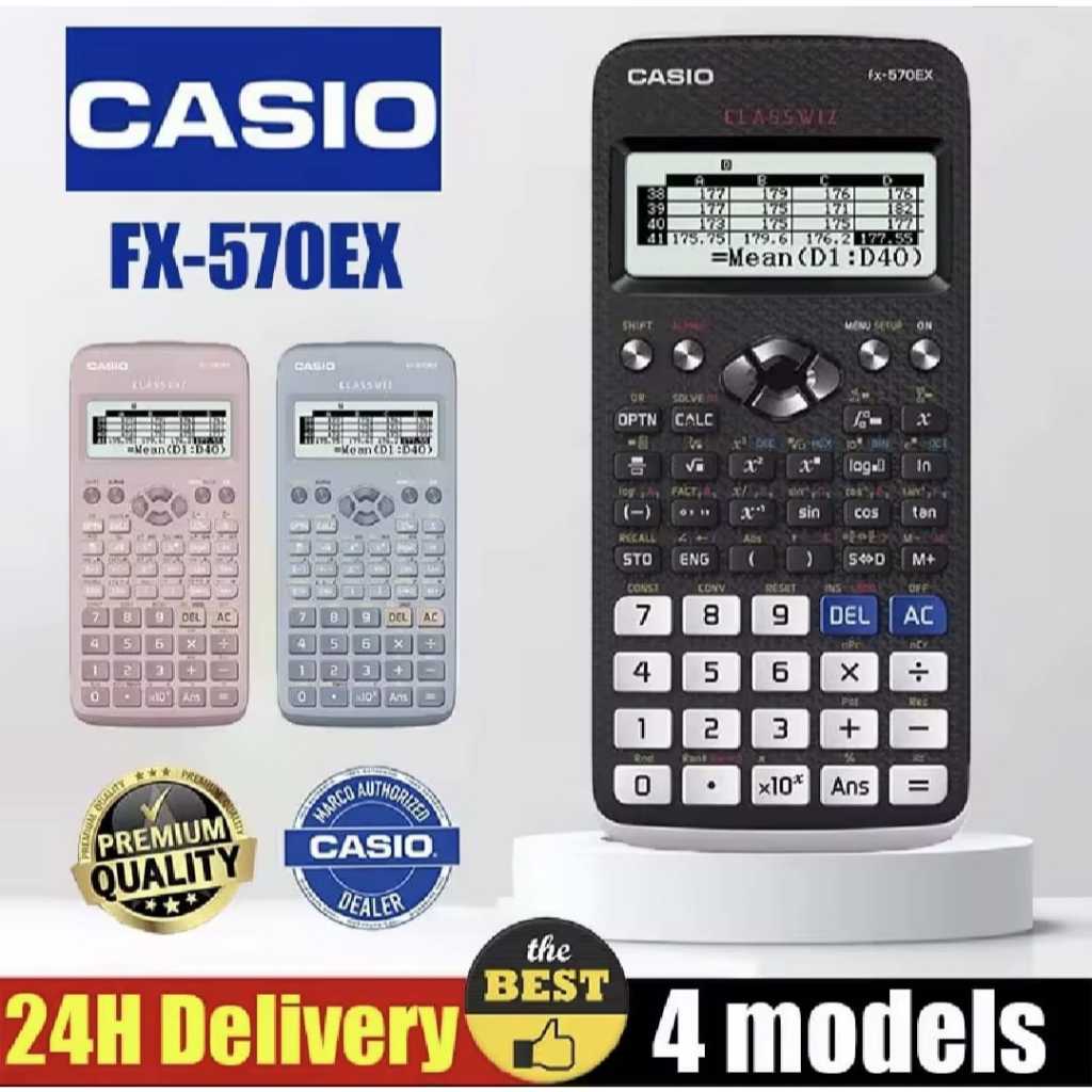 Casio Scientific Calculator FX-570EX/FX-991EX/FX-570MS/FX-991ES PLUS ...