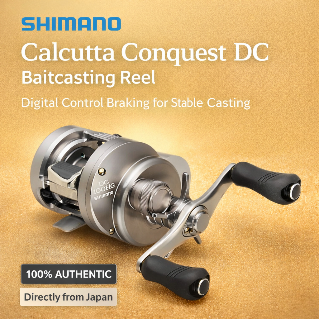 SHIMANO Calcutta Conquest DC Baitcasting Reel Digital Control Round ...