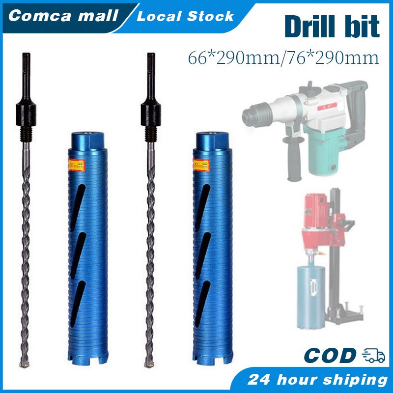 66mm/76mm Diamond Core Coring Bit / Thread Core Punch Bit For Cured ...