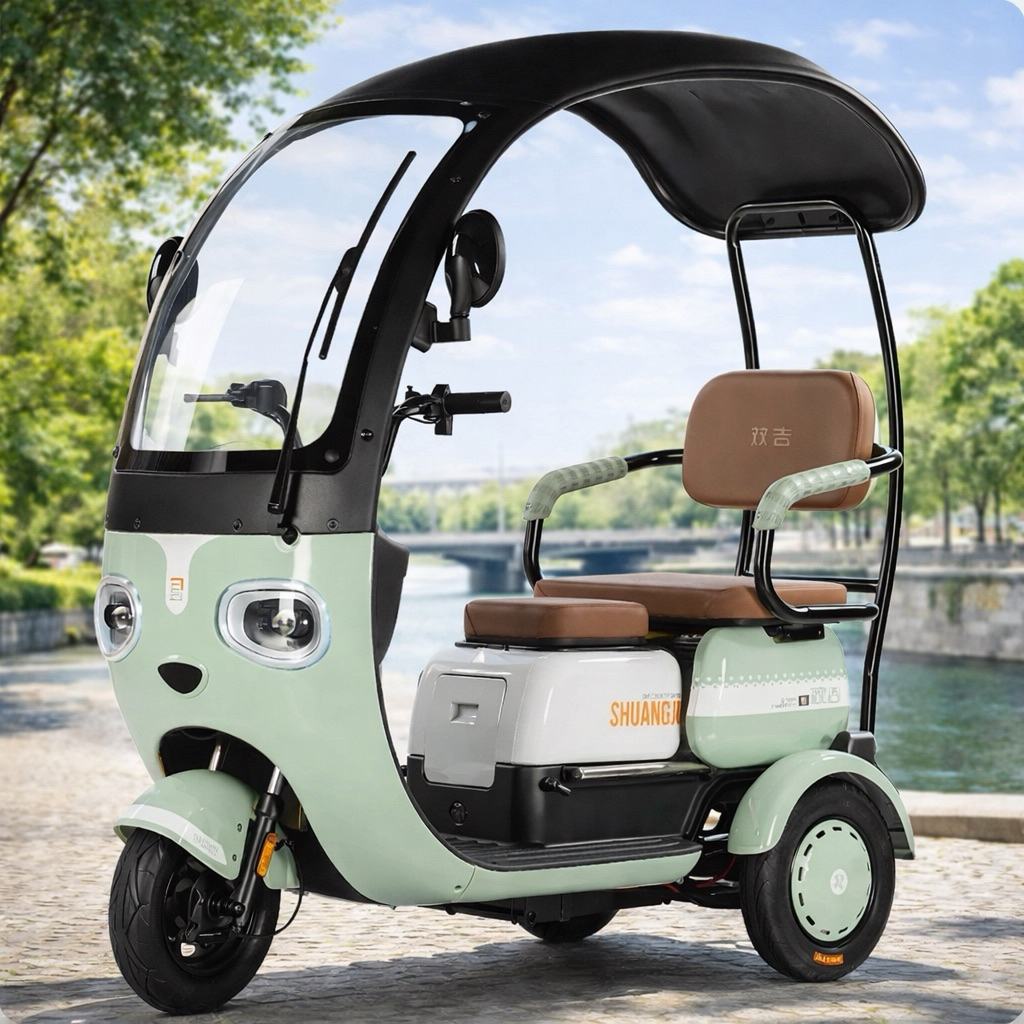 2026 NEW Ebike Skuter Elektrik Basikal 3 Roda Scooter Electric Tricycle ...