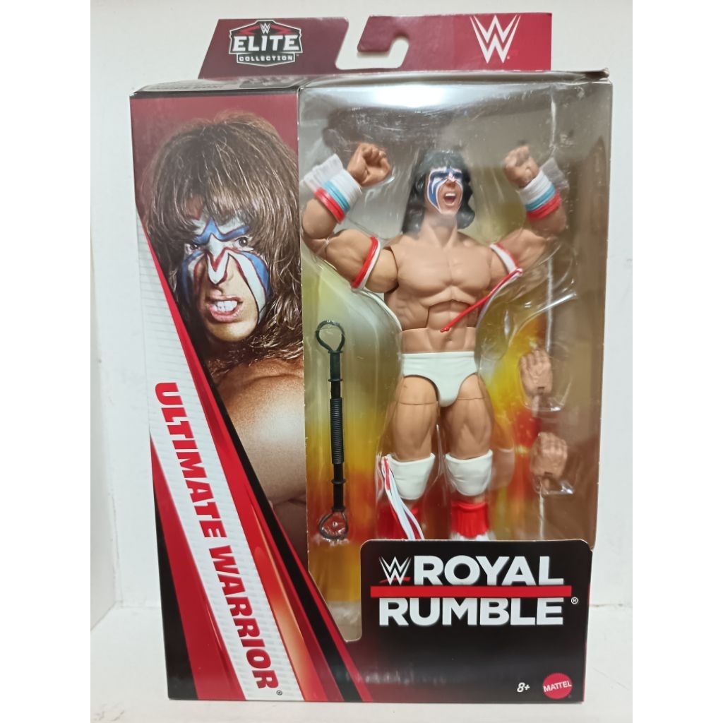 Mattel WWE Elite Royal Rumble Ultimate Warrior Wrestling Action Figure ...