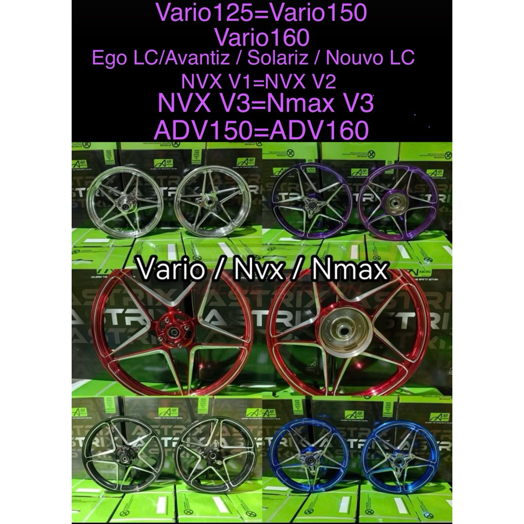 AJI Racing STAR RIM ASTRIX SPORT RIM ADV150 ADV160 VARIO125 VARIO150 ...