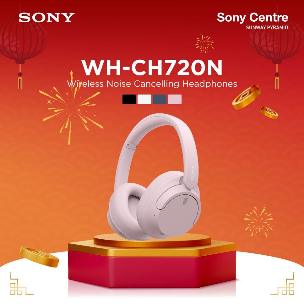 SONY WH-CH720N Wireless Noise Cancelling Headphone | CH720 | CH720N ...